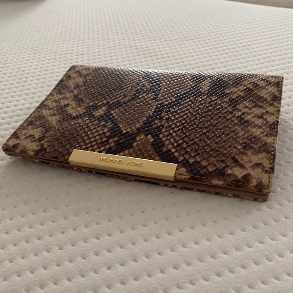 Michael Kors snake-skin clutch/crossbody bag for sale!